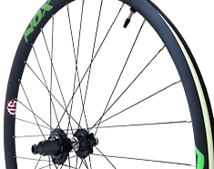 Custom-Built Carbon Composite Mountain Bike Wheel